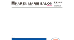 Desktop Screenshot of karenmariesalon.com